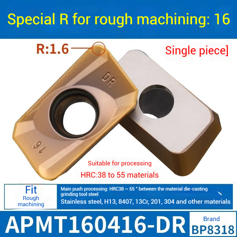 1025-CNC Milling Inserts APMT1135 Milling Blade 1604 Milling Head for Aluminum Alloy R0.8 Coated Rough Milling Machine Tool Pellets Shandong Denso Pricision Tools Co.,Ltd.